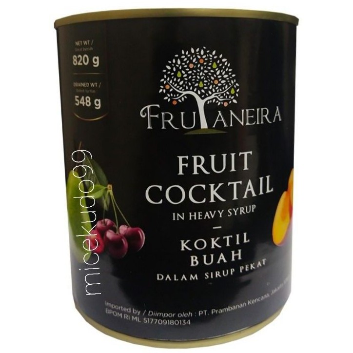 Jual FRUTANEIRA FRUIT COCKTAIL KOKTIL BUAH DALAM SIRUP KALENG BUAH