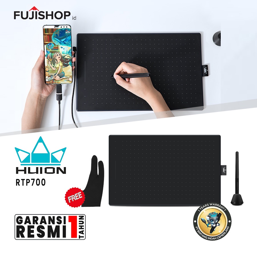 Jual Huion RTP 700 Drawing Pen Tablet Garansi Resmi Shopee Indonesia