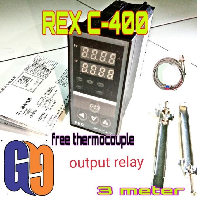 Jual Rkc Rex C400 Temperatur Control Thermocouple Controller Original