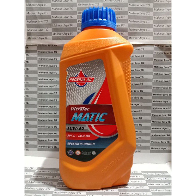 Jual OLI FEDERAL ULTRATECH MATIC 10W 30 800ML BOTOL ORANGE Shopee