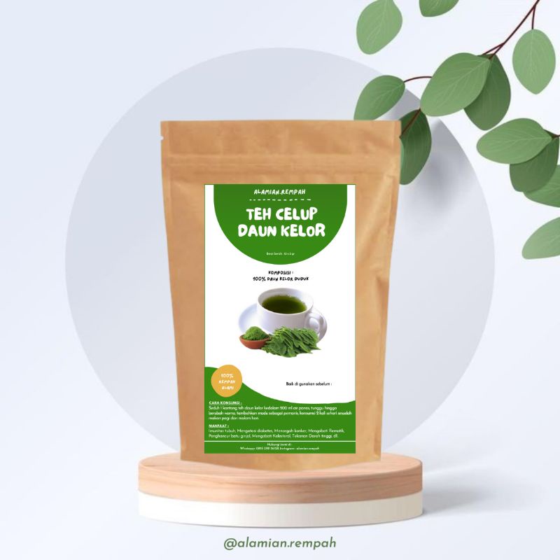 Jual Teh Celup Daun Kelor Anti Kanker Shopee Indonesia