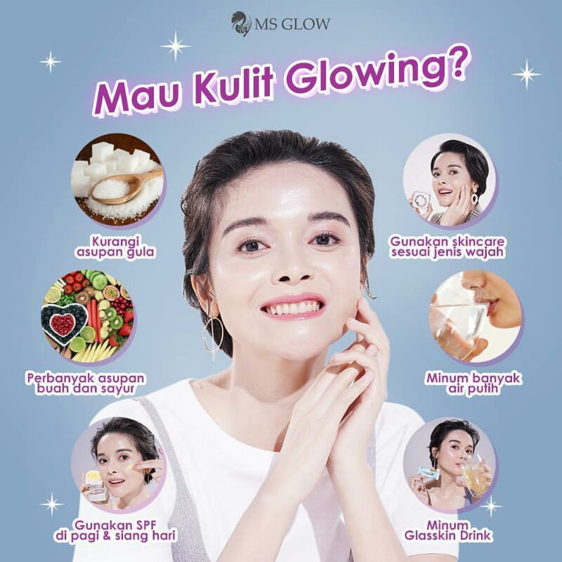 Jual Glasskin Drink Ms Glow Original Minuman Collagen Perawatan Kulit