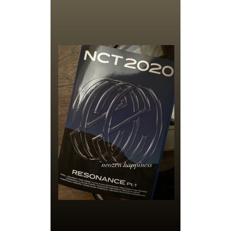 Jual Unsealed Album Nct Resonance Pt Past Ver Shopee Indonesia