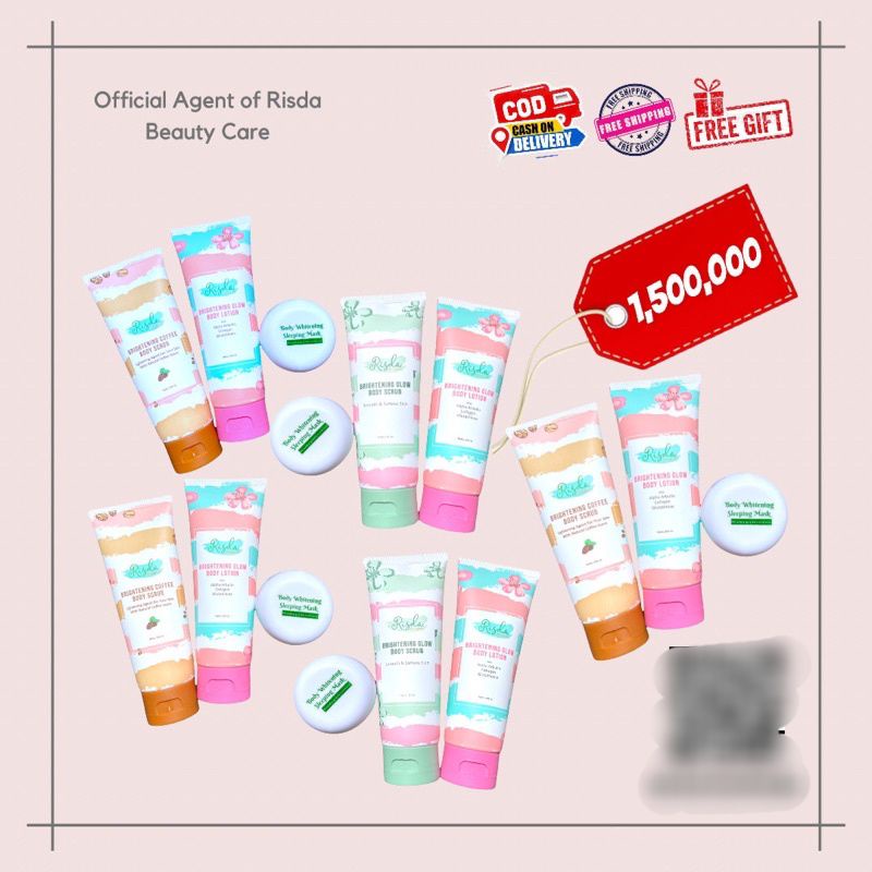 Jual PAKET BUNDLE RESELLER 5 PAKET PEMULA 350 RISDA SKIN GLOW RSD