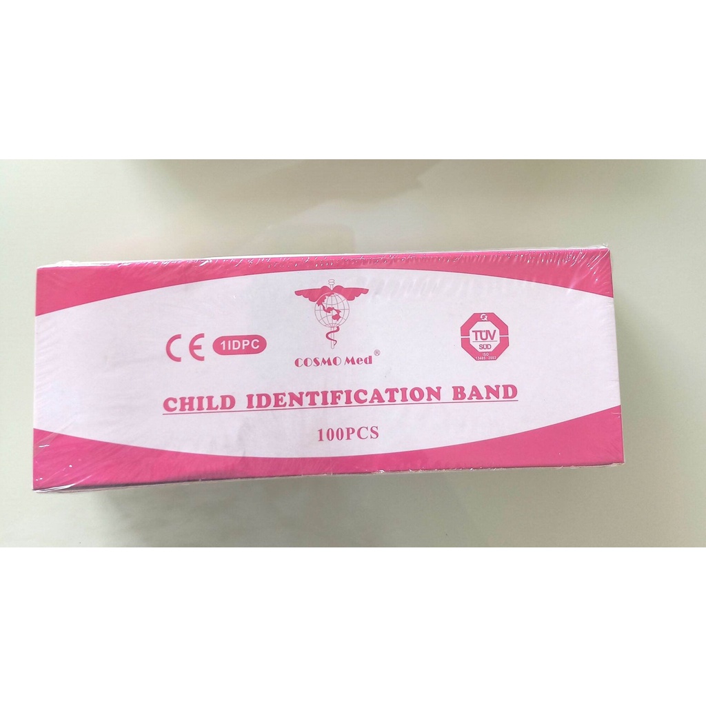 Jual ID Band Adult Pink Gelang Identitas Pasien Dewasa Merah Muda