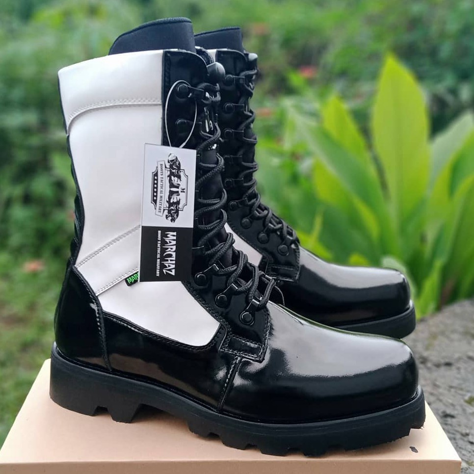 Jual SEPATU PDL PROVOS TNI ASLI KULIT SAPI KILAP SEPATU PDL DINAS