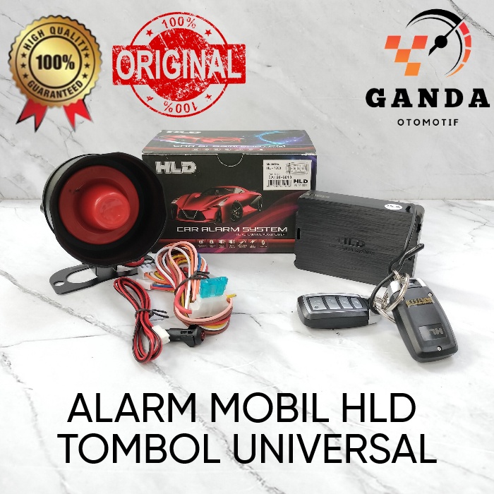 Jual Alarm Mobil Model Remot Remote Tombol Universal Set Shopee