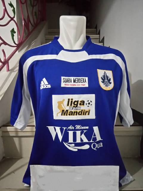 Jual Jersey PSIS Semarang WIKA 2004 Liga Bank Mandiri Home Biru Grade