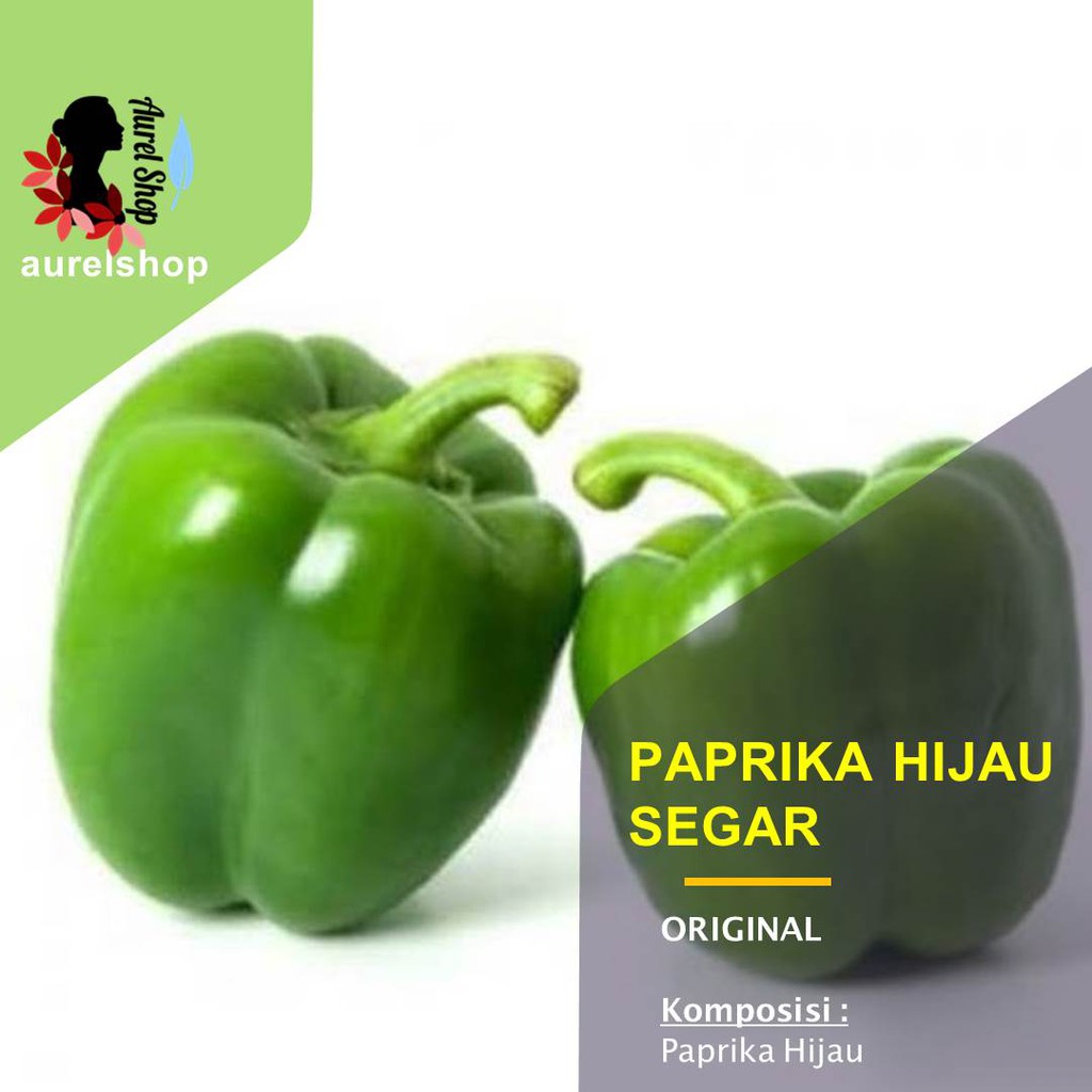 Jual Paprika Hijau Segar 1 Kg Shopee Indonesia