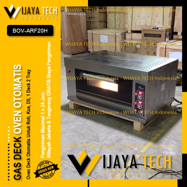 Jual Gas Deck Oven Otomatis Deck Tray Fomac Bov Arf H Oven Roti