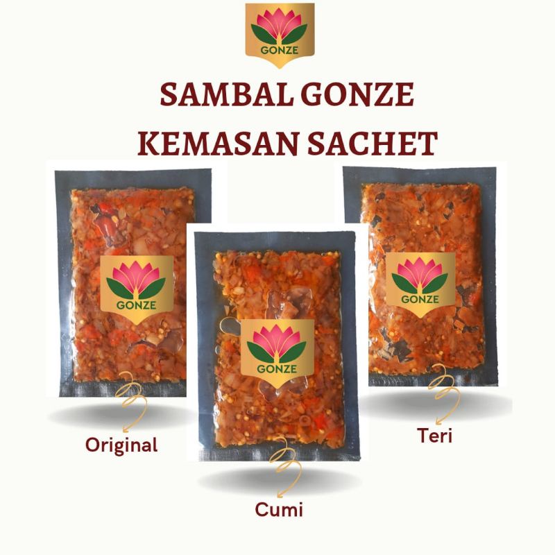 Jual Promo Hemat Gonze Sambal Kecombrang Kemasan Sachet Sambel