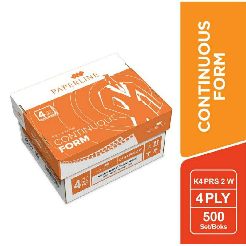 Jual Continuous Form Kertas Komputer 9 5 X11 4 Ply CF K4 Paperline