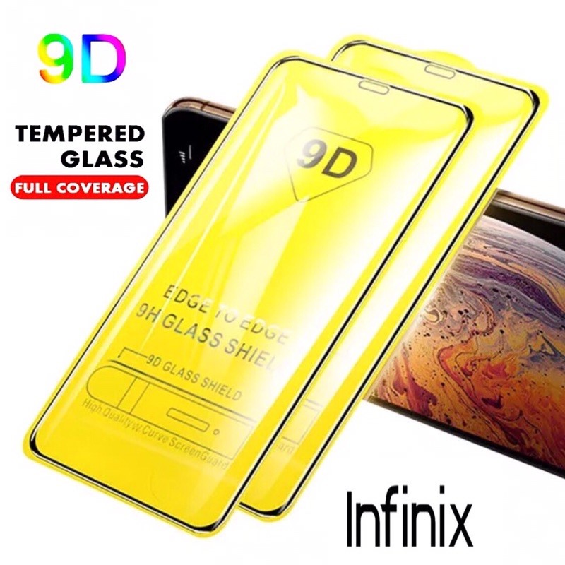 Jual TEMPERED GLASS D D D FULL COVER INFINIX HOT HOT HOT Play