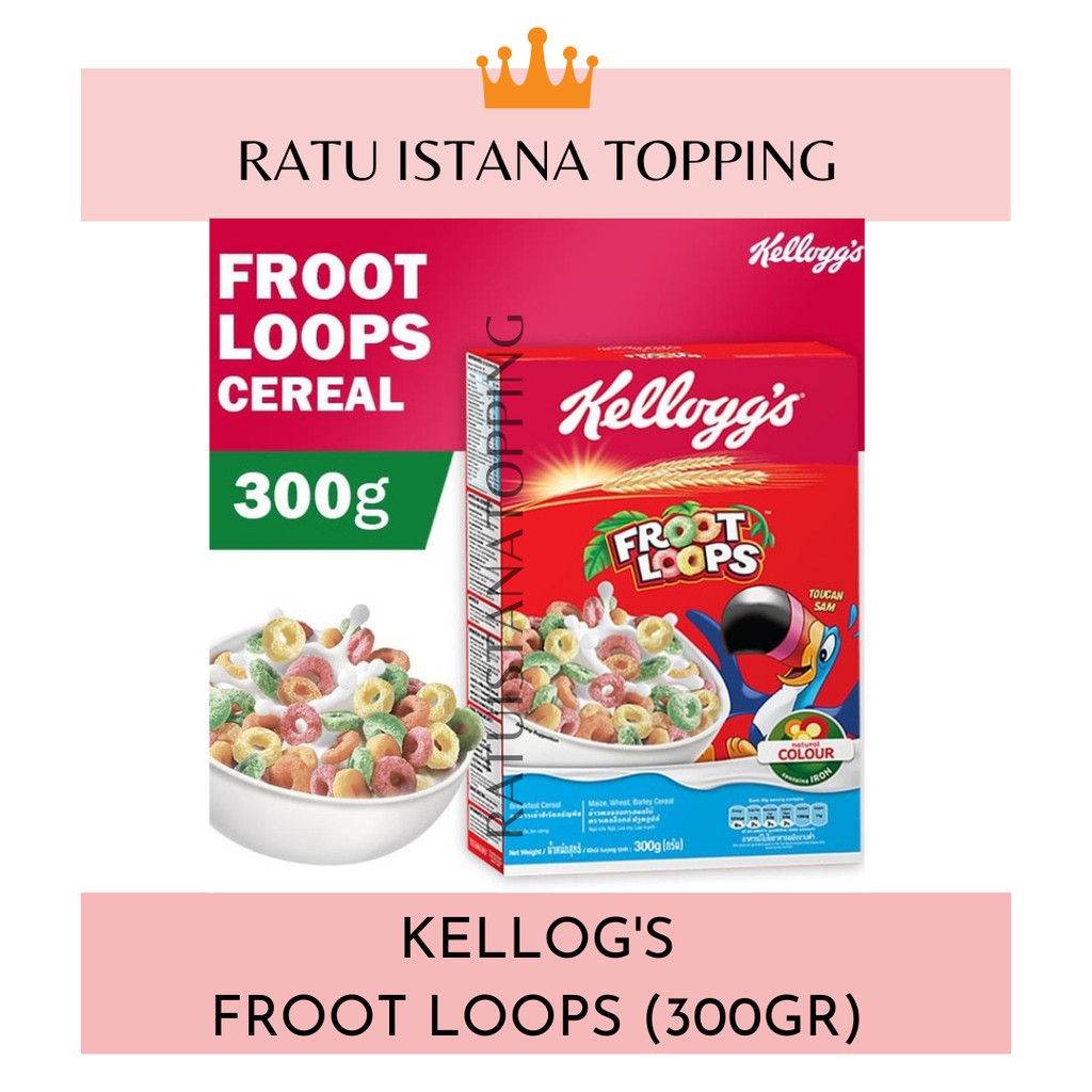 Jual CEREAL KELOGS KELLOGG S SEREAL FROOT LOOPS 300 GR CEREAL KELLOGG S