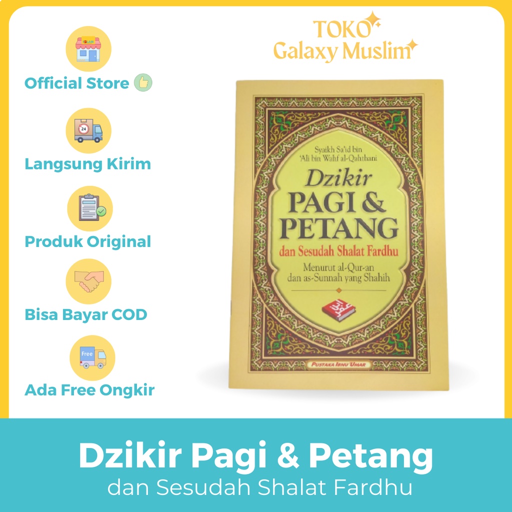 Jual Buku Dzikir Pagi Petang Dan Doa Sesudah Shalat Fardhu Ukuran