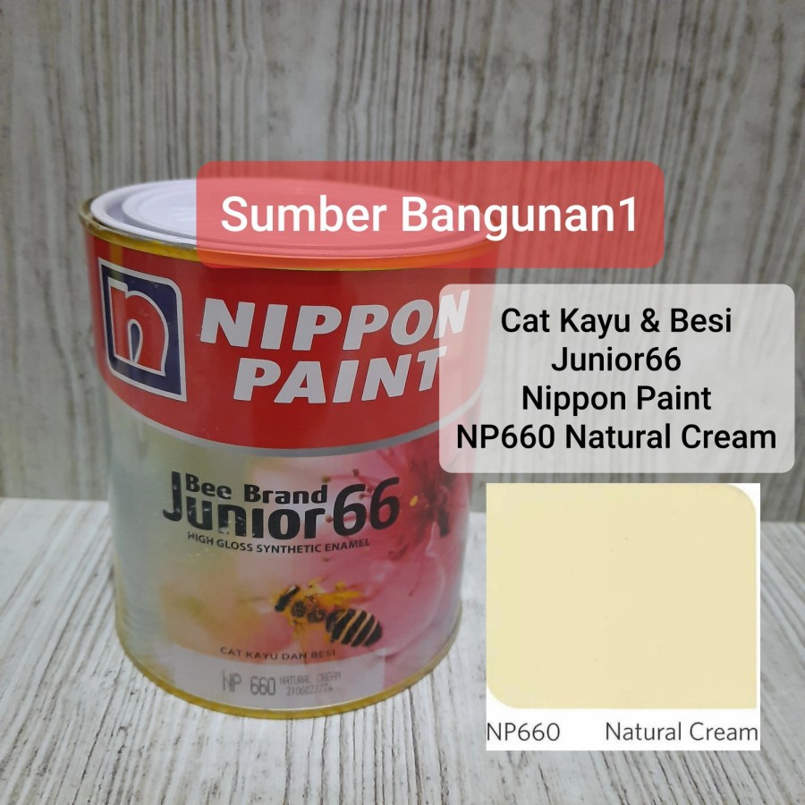 Jual Cat Kayu Besi Junior 66 Nippon Paint NP 660 Natural Cream Putih