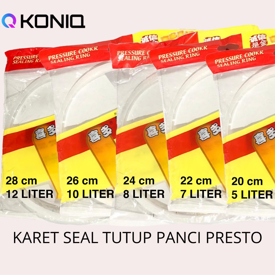 Jual Seal Karet Tutup Panci Presto Pressure Cooker Tersedia Semua