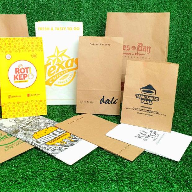 Jual PAPER BAG KANTONG KERTAS XL KANTONG ROTI SNACK MAKANAN