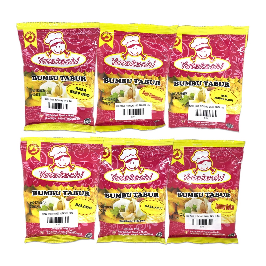 Jual Bumbu Tabur Gr Yutakachi Bbq Balado Sapi Panggang Keju