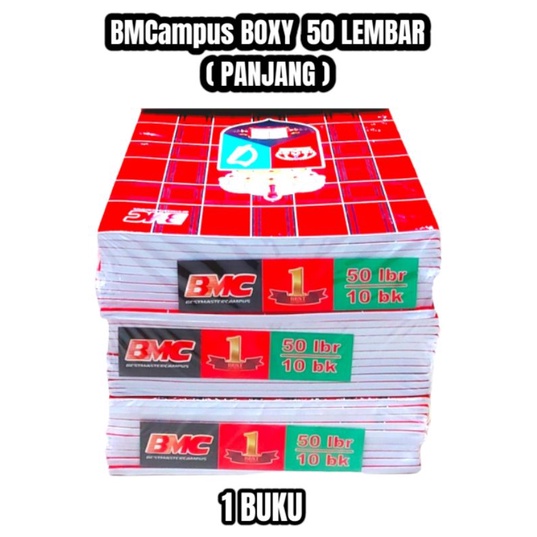 Jual Buku Tulis BM Campus BESAR BOXY 50 LEMBAR BMC BMCAMPUS Panjang