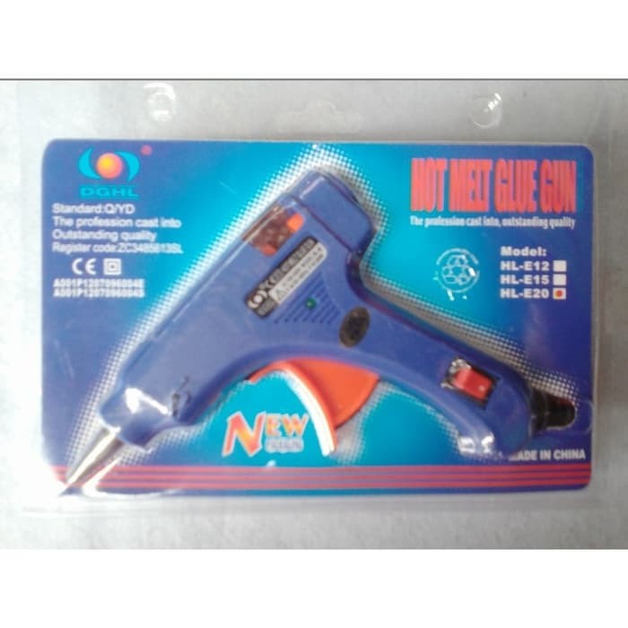 Jual Lem Tembak Hot Melt Glue Gun 20 Watt Switch On Off 20W