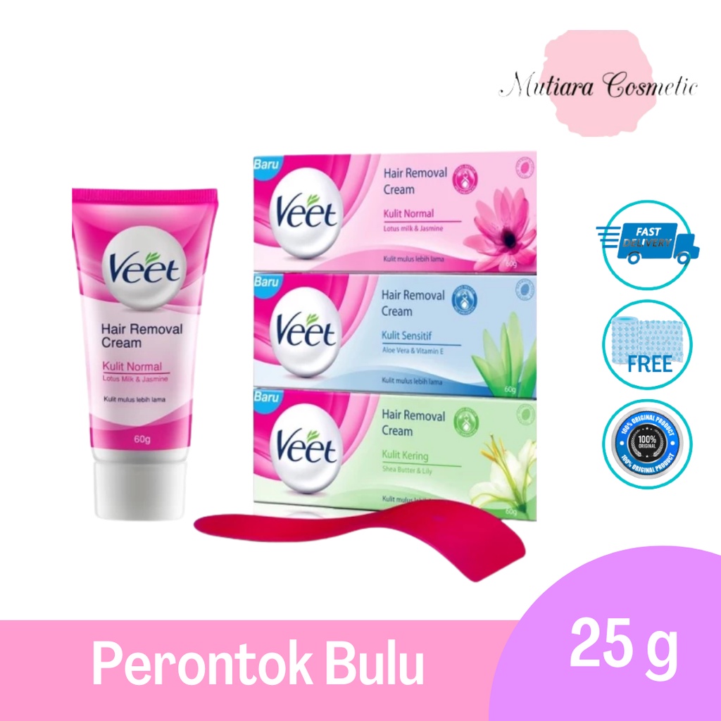 Jual Veet Hair Removal Cream Perontok Bulu 25 G Shopee Indonesia