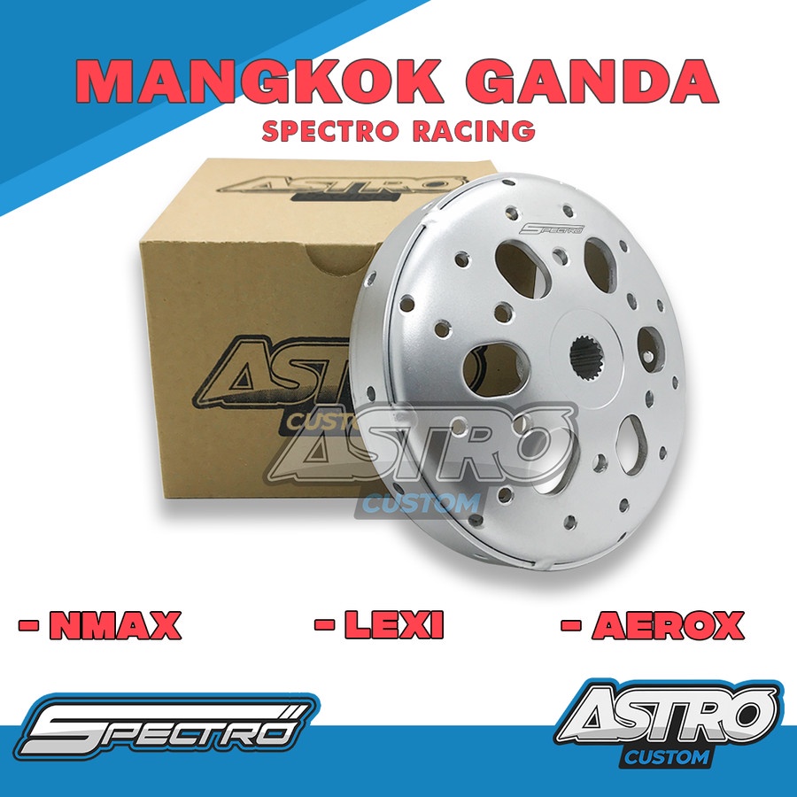 Jual Mangkok Kampas Ganda Spectro NMAX AEROX 155 LEXI 125 Kampas Ganda