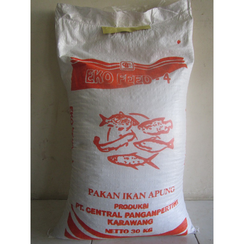 Jual PAKAN IKAN PELET APUNG EKO FEED 4 KARUNG ISI 30kg GOSEND