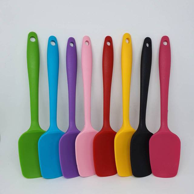 Jual Sendok Pengaduk Adonan Kue Silicone Spatula Sekop Kue Bahan