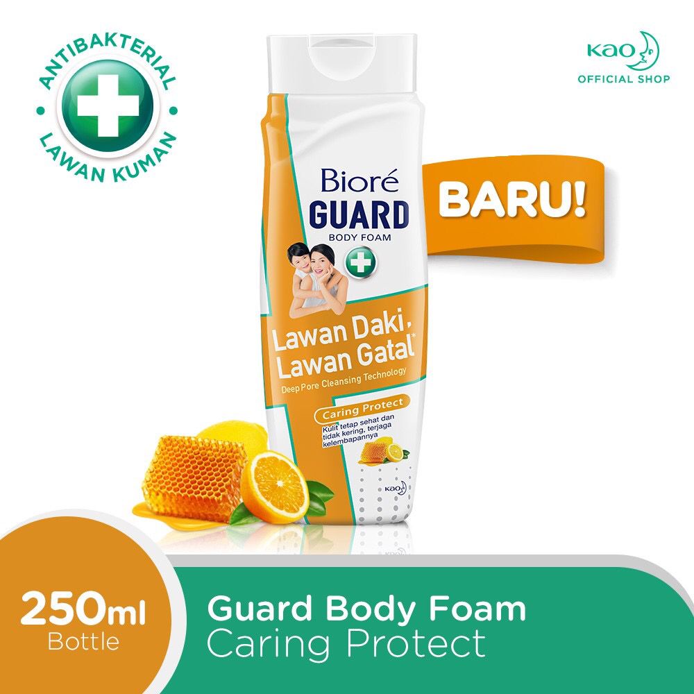 Jual Biore Guard Body Foam Comfort Mild Scrub Lively Refresh