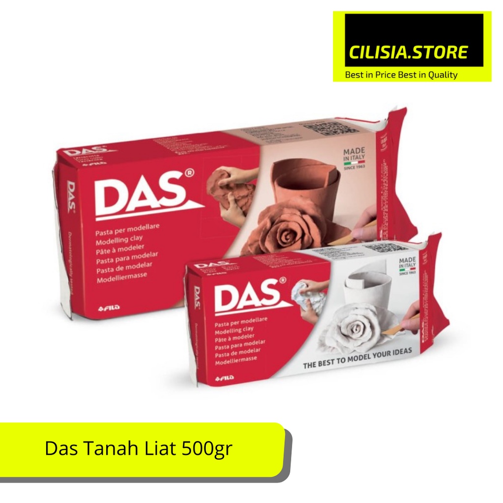 Jual Das Clay Tanah Liat Modelling Clay 500gr Drying Clay Putih