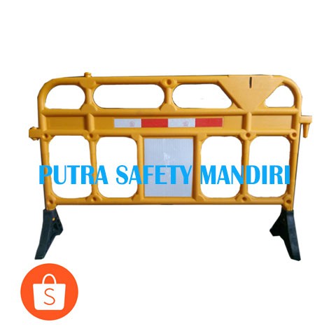 Jual Safety Fence Portable Pagar Plastik Pembatas Jalan Road Traffic