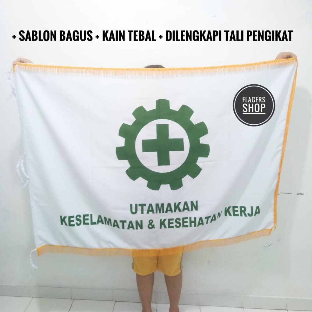 Jual Bendera Ruangan K Standar Depnaker X Cm Ukuran Besar