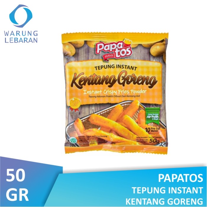 Jual Papatos Tepung Instant Kentang Goreng 50 Gr Shopee Indonesia