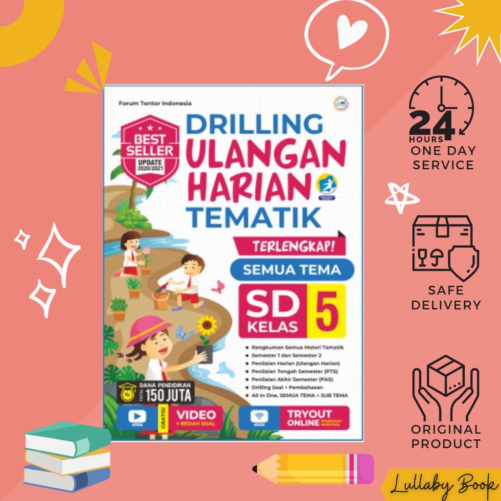 Jual Buku Sd Kelas Drilling Ulangan Harian Tematik Kelas Sd