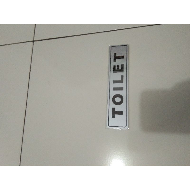 Jual Acrylic Plat Sign Label Musholla Toilet Masuk Keluar Kasir Dll