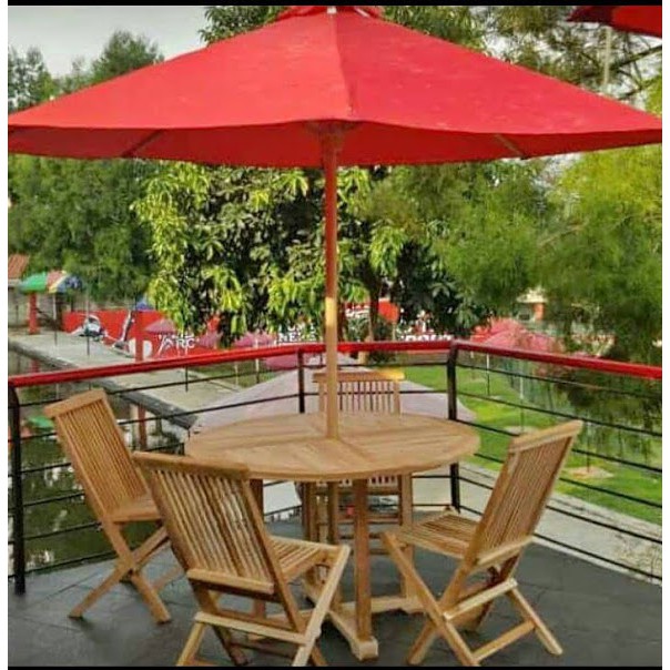 Jual Payung Meja Kursi Taman Cafe Resto Mebel Outdoor Pantai Taman Dan