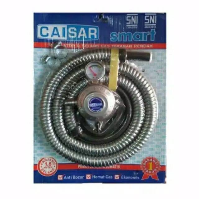 Jual Caisar Smart Paket Regulator Gas Selang Fleksibel Anti Bocor