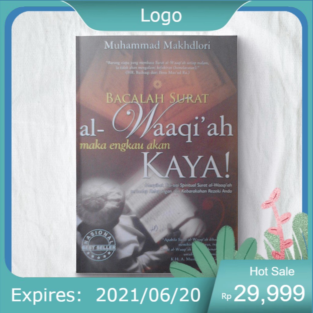 Jual Buku Bacalah Surat Al Waaqiah Maka Engkau Akan Kaya Shopee Indonesia