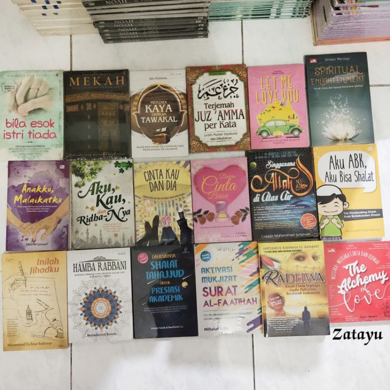 Jual OBRAL MURAH NOVEL ISLAMI BACAAN ISLAM AGAMA ISLAM ORIGINAL