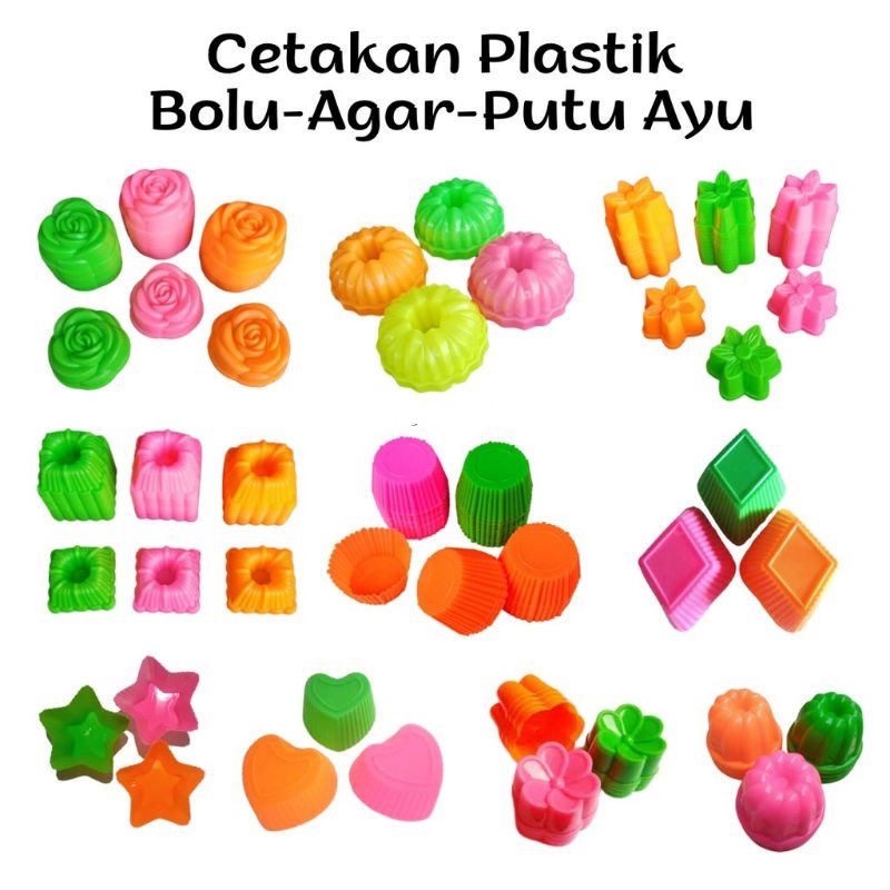 Jual Pcs Cetakan Kue Talam Jasmine Tulip Twister Teratai Belimbing