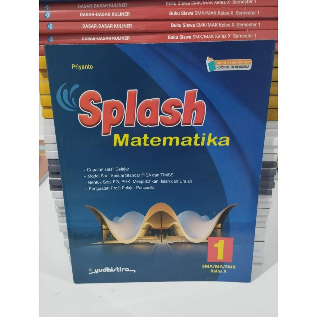 Jual Buku Paket Splash Kelas X Sma Ma Kurikulum Merdeka