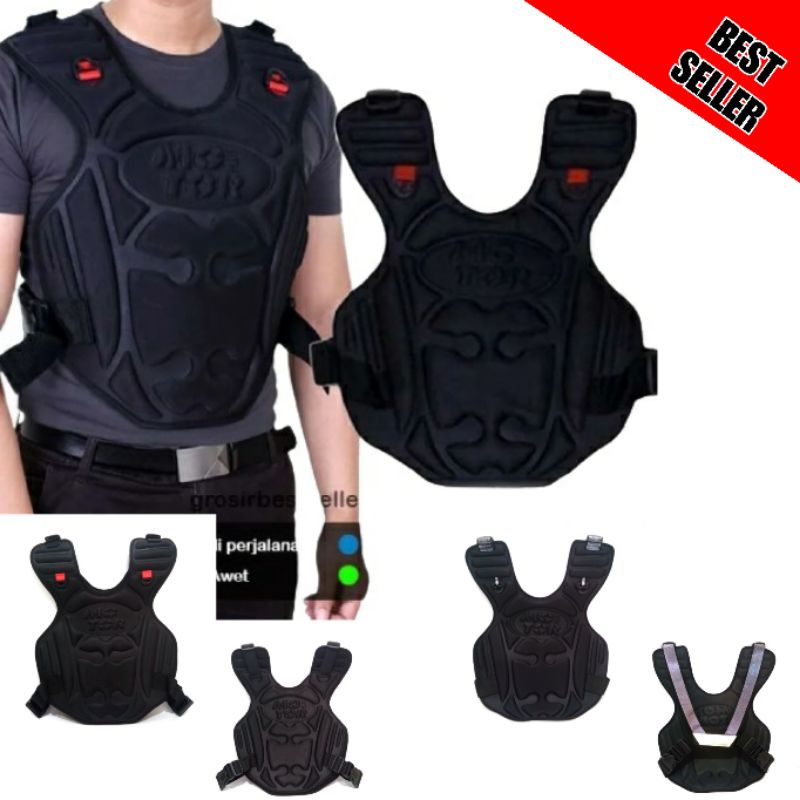 Jual Pelindung Dada Motor Anti Angin Rompi Body Protector Shopee