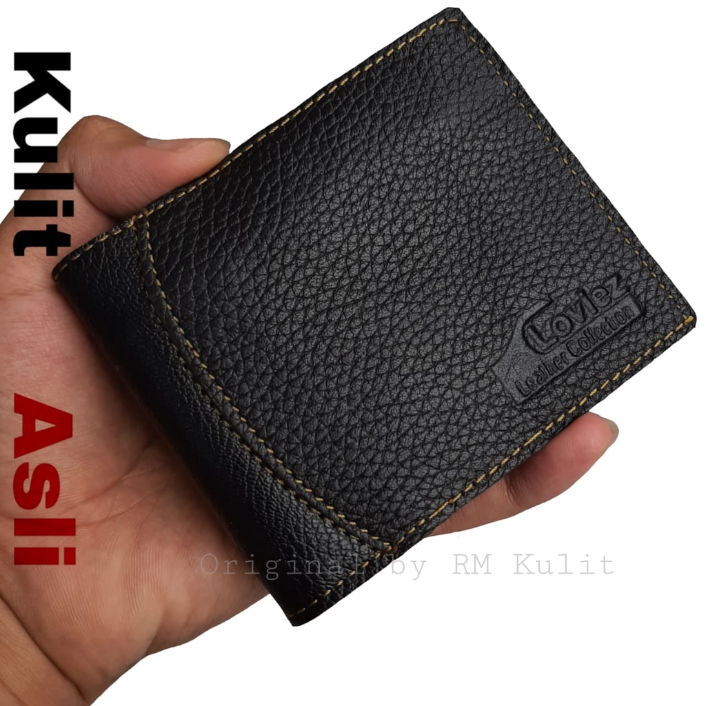 Jual Dompet Pria Kulit Sapi Asli Sabiq Cowok Laki Asli Garut Model