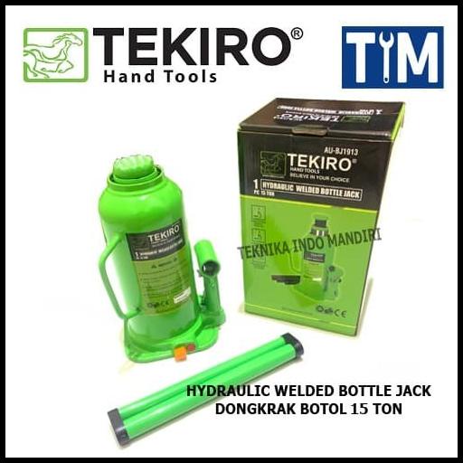 Jual Tekiro Dongkrak Botol 15 Ton Hydraulic Welded Bottle Jack Au