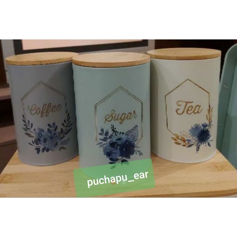 Jual Verline Canister Set Informa Tea Sugar Coffee Shopee Indonesia