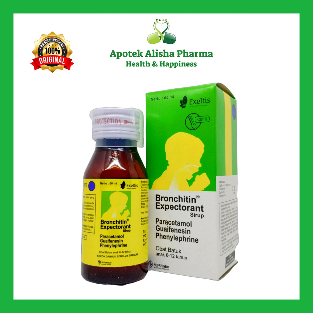 Jual Bronchitin Sirup 60ml Broncitin Syrup Obat Batuk Berdahak