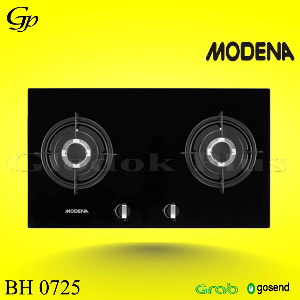 Jual MODENA BH 0725 Liscio Kompor Tanam Built In Hob Gas 70 Cm 2 Tungku