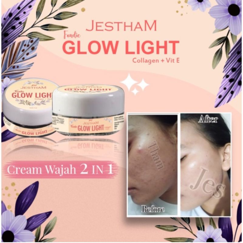 Jual Siap Kirim Cream Glow Light In Jestham Shopee Indonesia