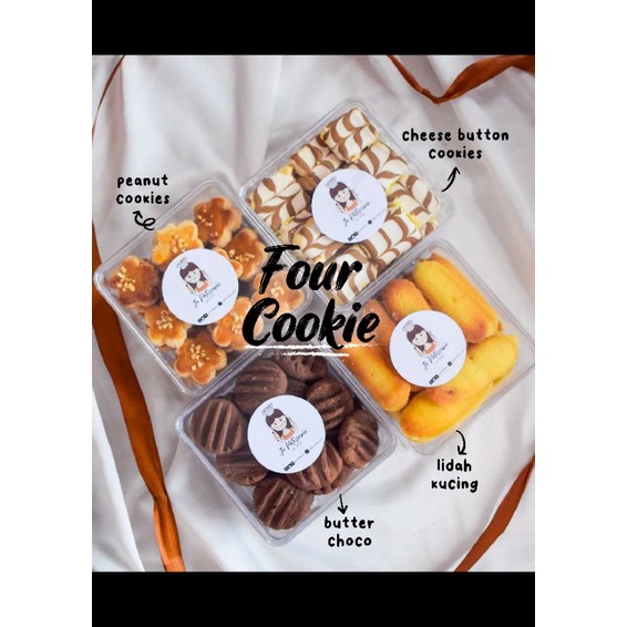 Jual Four Cookie Hampers Hampers Cookies Kue Kering Shopee Indonesia